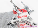 NOS Dura Ace PD-7400 Aero Pedals: Large Toe Clips - Cleats