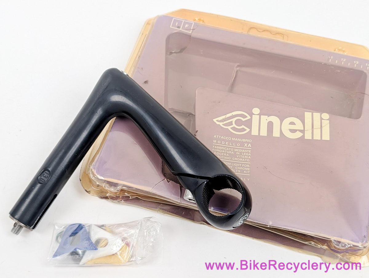NIB/NOS Cinelli XA Quill Stem: 130mm x 26.4mm - Black - Shims (Take Off)