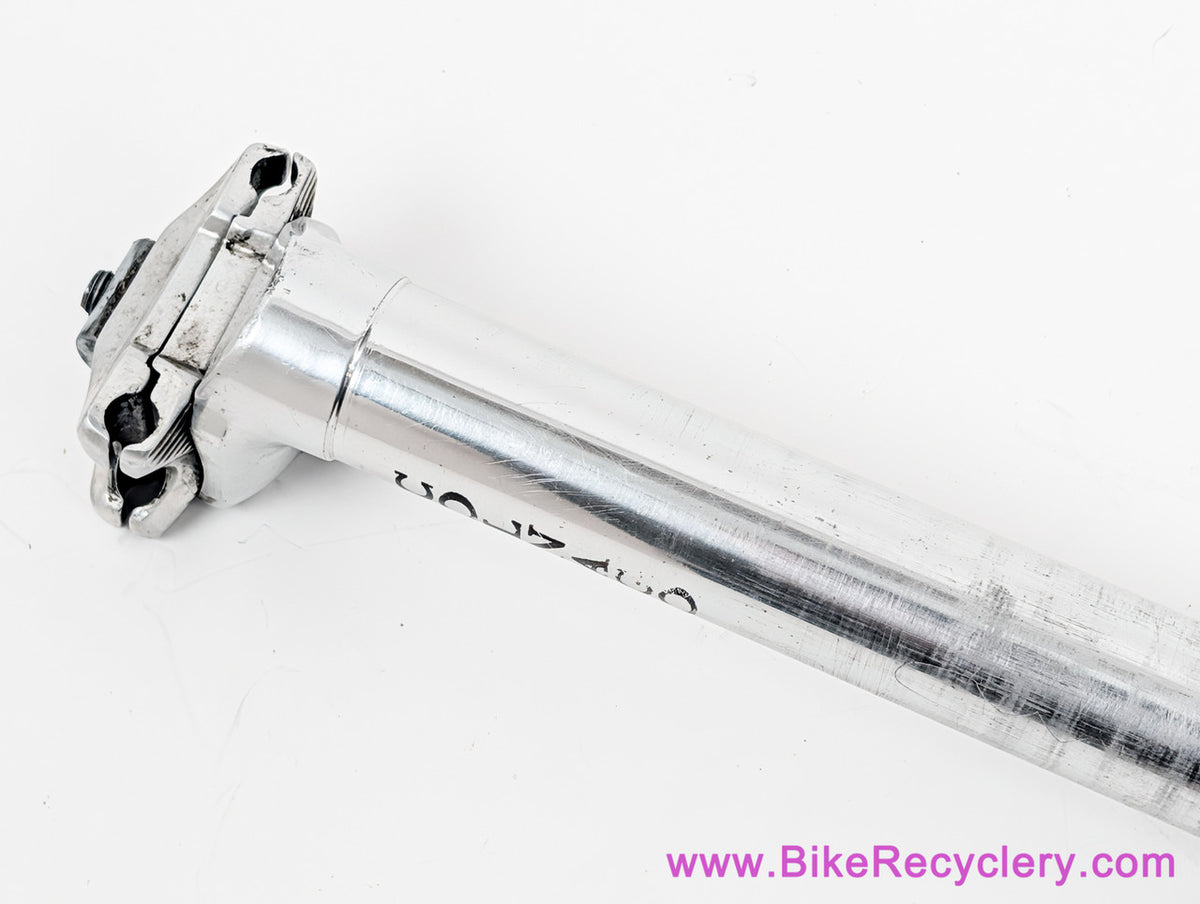 Selcoff Team Colnago Seatpost: 27.2mm - Vintage 1990's - Silver ano - Made in Italy
