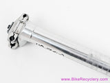 Selcoff Team Colnago Seatpost: 27.2mm - Vintage 1990's - Silver ano - Made in Italy