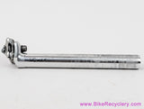 Selcoff Team Colnago Seatpost: 27.2mm - Vintage 1990's - Silver ano - Made in Italy
