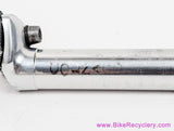 Selcoff Team Colnago Seatpost: 27.2mm - Vintage 1990's - Silver ano - Made in Italy