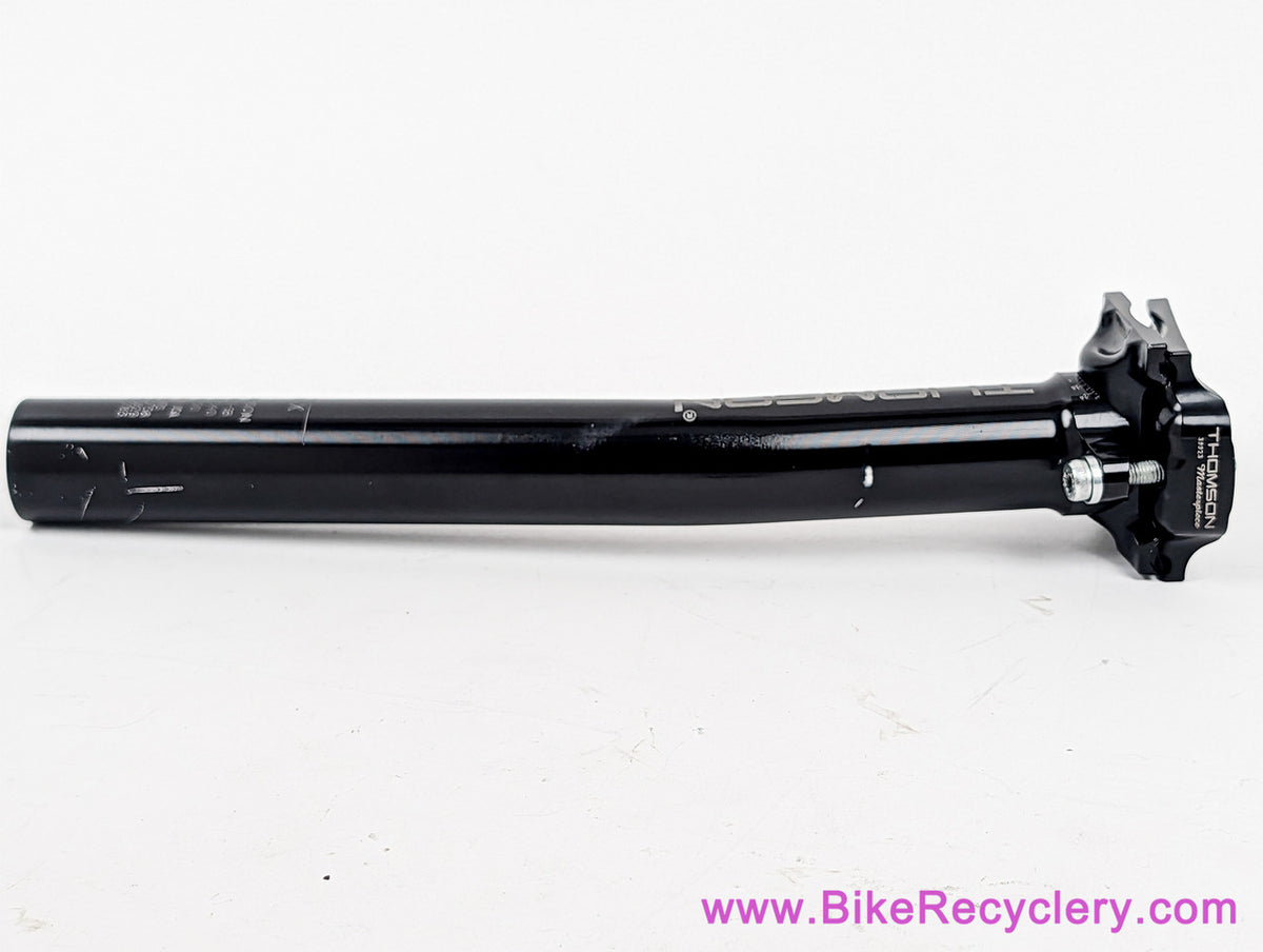 Thompson Masterpiece Setback Seatpost: 27.2mm x 240mm - Black (LOW MILES Near Mint+)