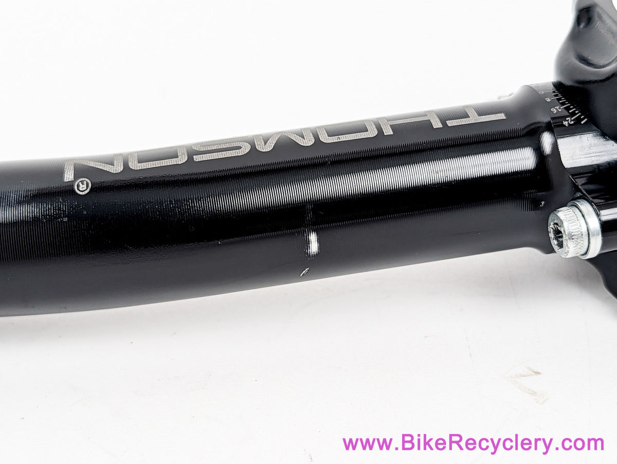 Thompson Masterpiece Setback Seatpost: 27.2mm x 240mm - Black (LOW MILES Near Mint+)