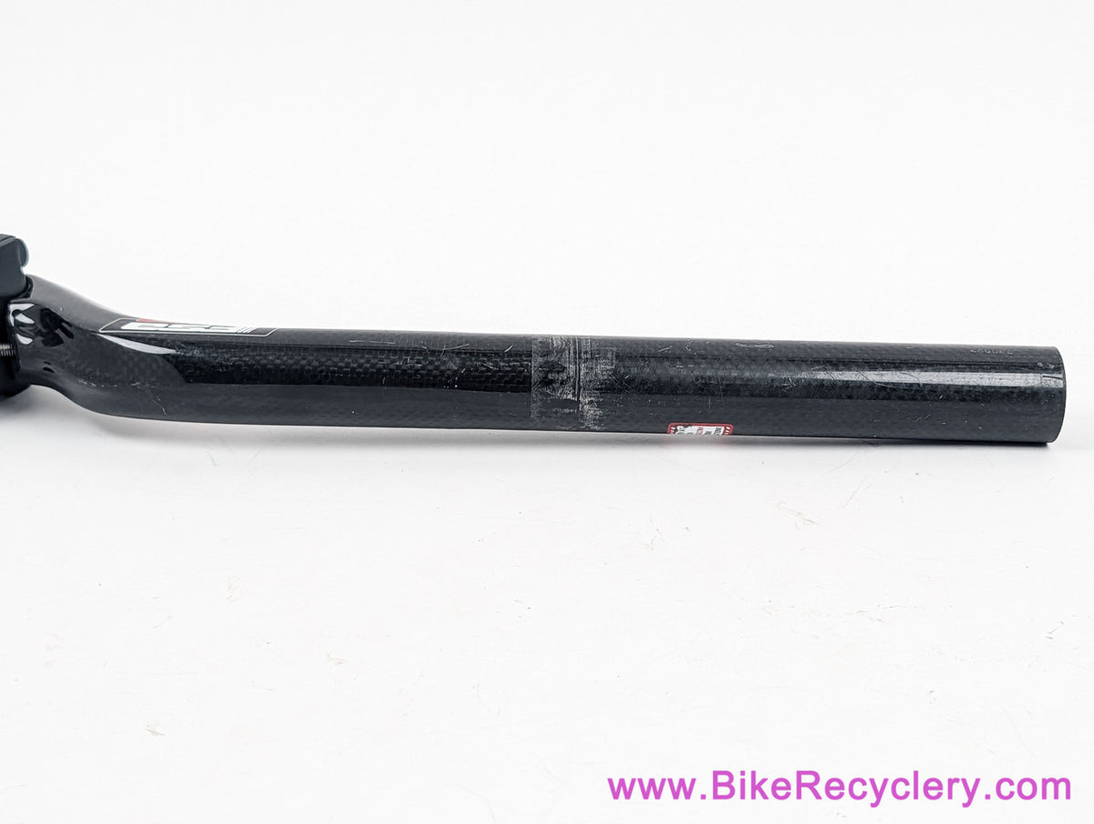 FSA K-Force Carbon Seatpost: 31.6mm x 350mm - Setback - Black (EXC)