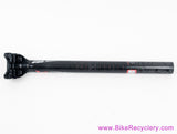 FSA SL-K Raw Carbon Seatpost: 27.2mm x 350mm - Setback - Black (Near Mint+)