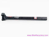 FSA SL-K Raw Carbon Seatpost: 27.2mm x 350mm - Setback - Black (Near Mint+)