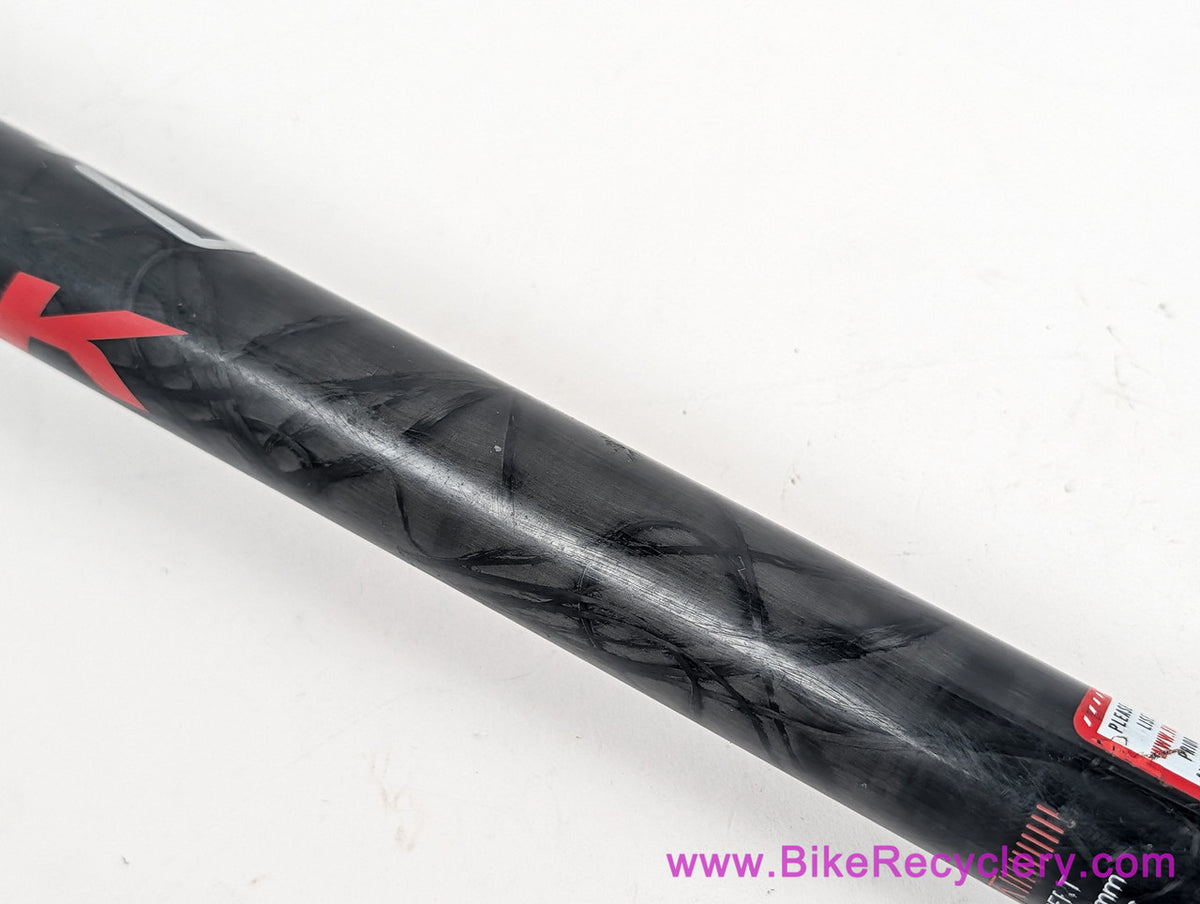 FSA SL-K Raw Carbon Seatpost: 27.2mm x 350mm - Setback - Black (Near Mint+)
