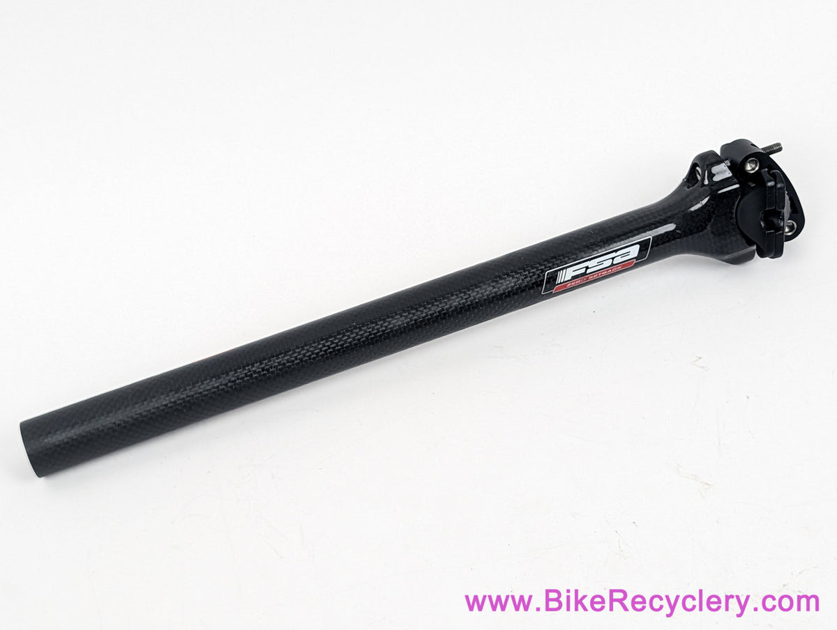 FSA SL-K Carbon Seatpost: 27.2mm x 350mm - Straight - Black (EXC+)