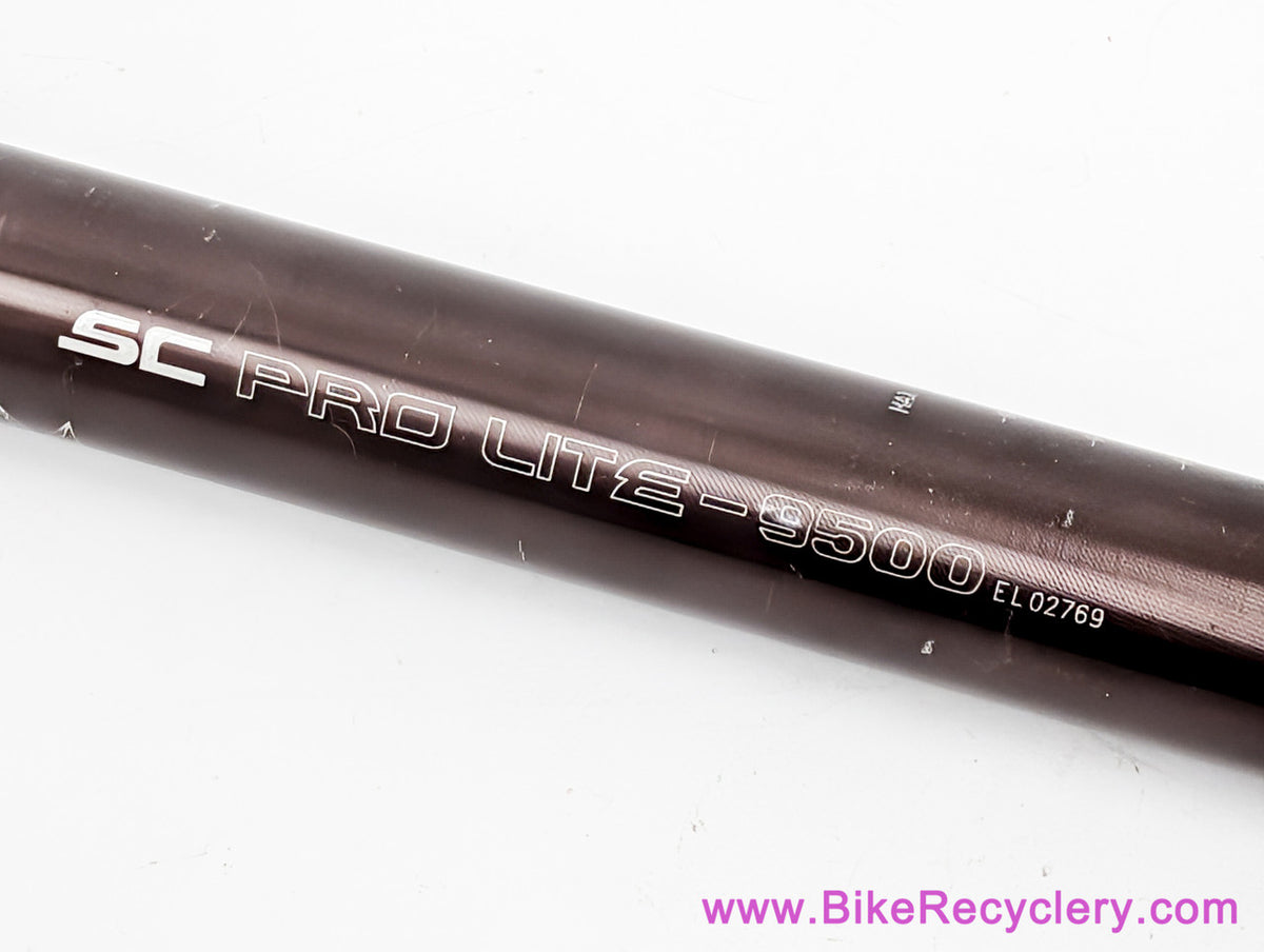 KCNC SC Pro Lite 9500 Scandium Seatpost: 31.6mm x 350mm - Setback (EXC But Faded)