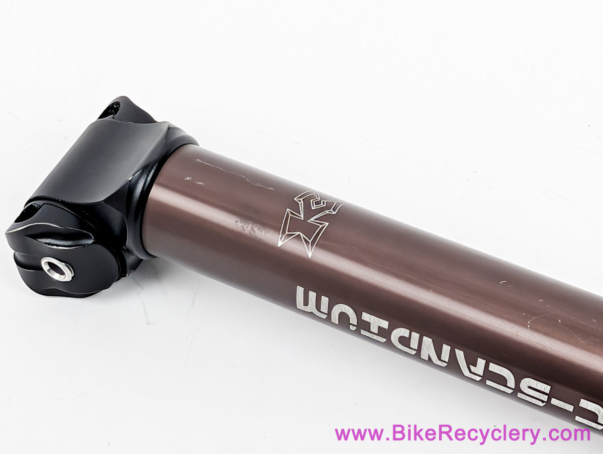 KCNC SC Pro Lite 9500 Scandium Seatpost: 31.6mm x 350mm - Setback (EXC But Faded)
