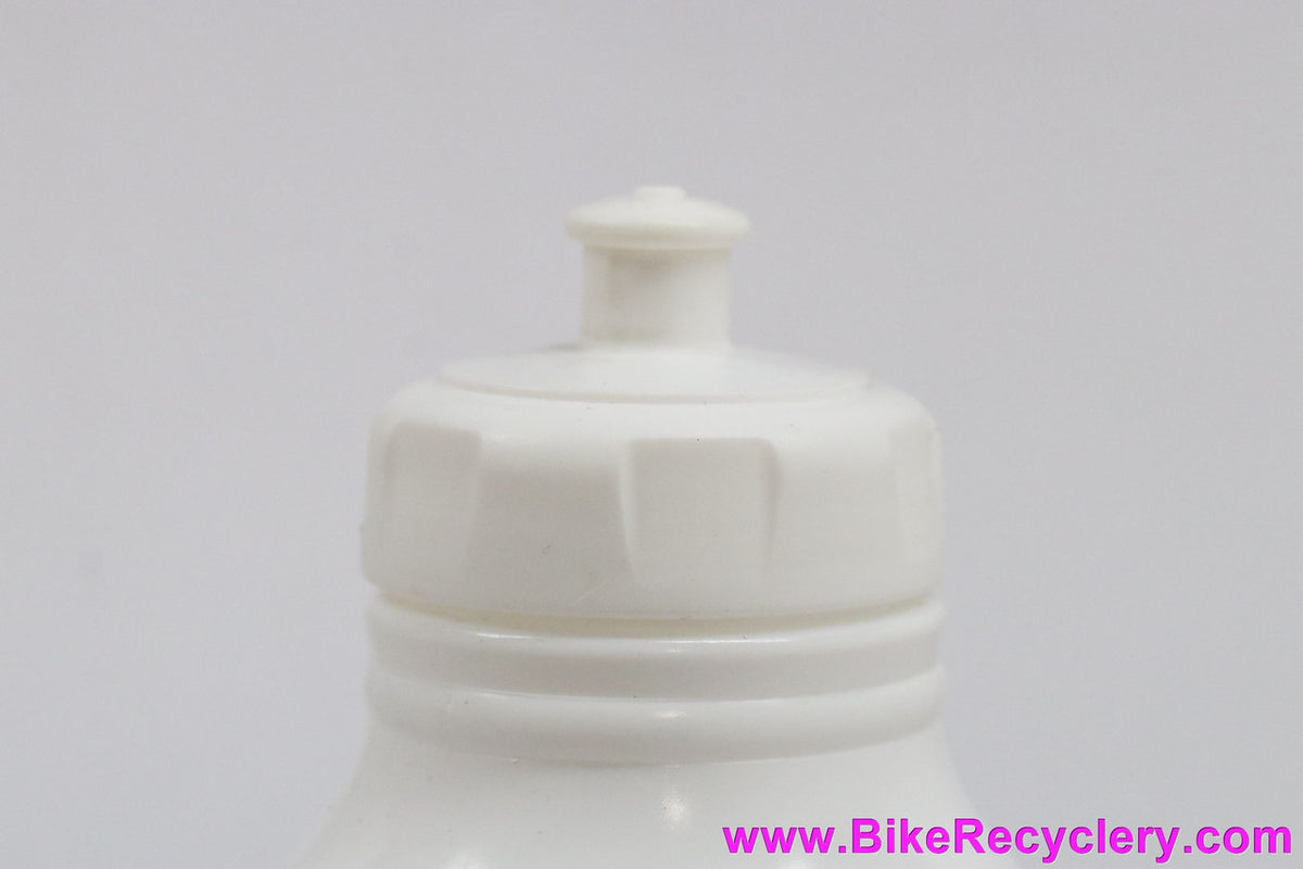 NOS Alex Singer Cycles T.A. Water Bottle: White w/Red (Sold Individually)
