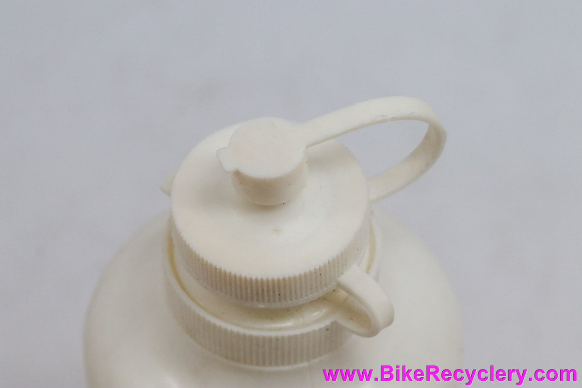NOS Olmo Mariplast Water Bottle: 1970's / 1980's - White W/ Star Olympic Logo