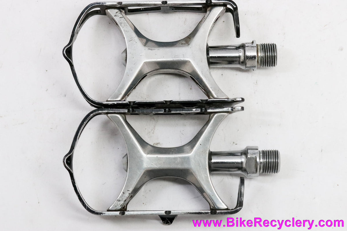 Suntour Superbe Road Pedals: PL-4000 - Black - Quill (Perfect Bearings EXC+)