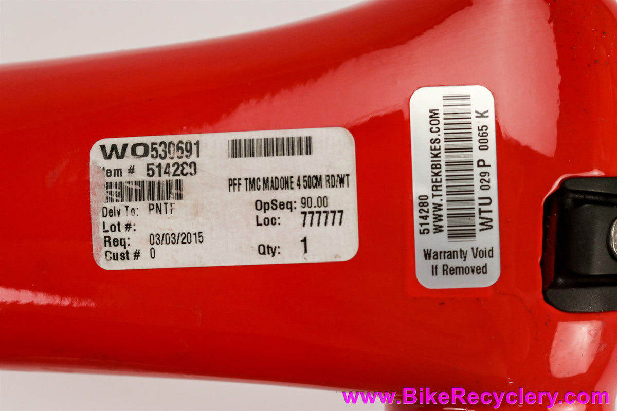 NEW Trek Madone 4 Series H2 Frameset: 50cm - KVF -OLCV Carbon - Red - All Hardware