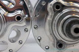 White Industries RX Hubset: Front/Rear/Rotors - 135mm - 8/9/10sp - Polished - For Rim Brake or 3-Hole Rockshox Disc Brake