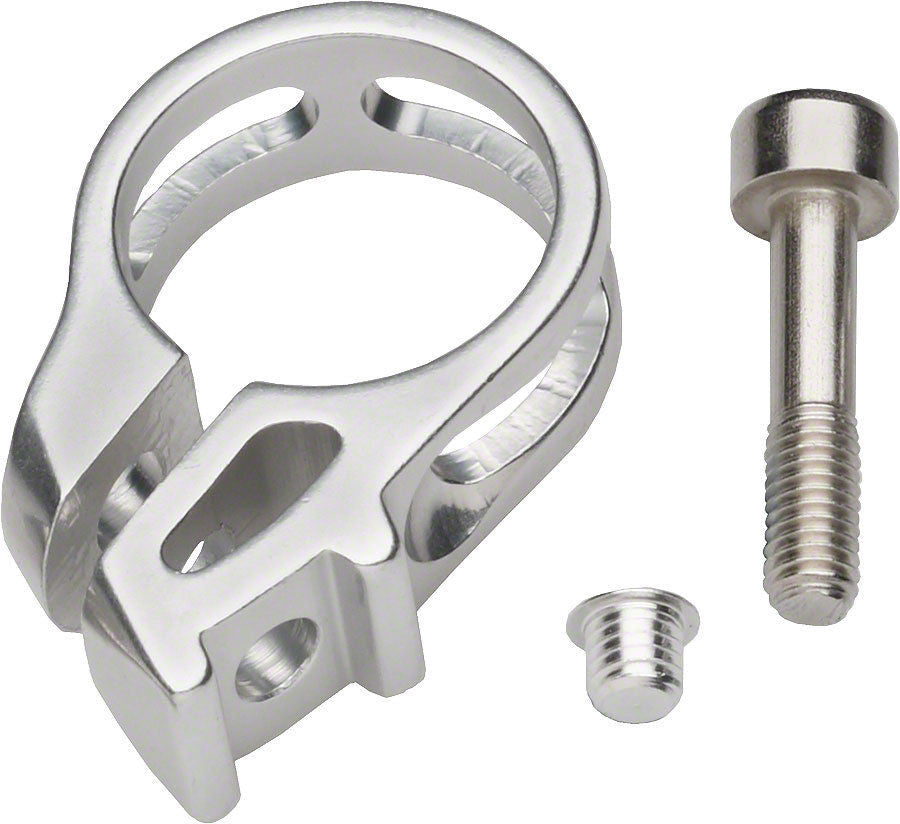 SRAM Discrete Trigger Clamp Assembly: For Rear Shifter-  XX1, X01, X1, 07-15 X0, X9, 10-15 X7 Silver