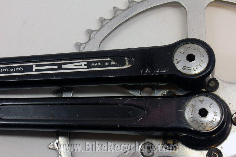 BLACK Specialties TA Pro 5 Vis Cyclotourist Crankset: 175mm, 50T RARE