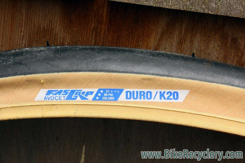 NOS/Used Vintage Road Tire Lot: 700c (& one 27") Avocet FasGrip/Duro/K20, Continental (Ultra) Sport 1000, Michelin HI-Lite (8 Tires)