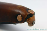 Vintage Brooks Professional Leather Saddle: Brown, Brass Rivets 1970's
