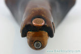 Vintage Brooks Professional Leather Saddle: Brown, Brass Rivets 1970's