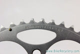 NOS Shimano 9 Speed Road Chainring Set: 130mm BCD, 53T & 39T, Grey Metallic