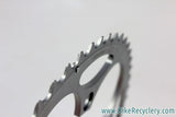 NOS Shimano 9 Speed Road Chainring Set: 130mm BCD, 53T & 39T, Grey Metallic