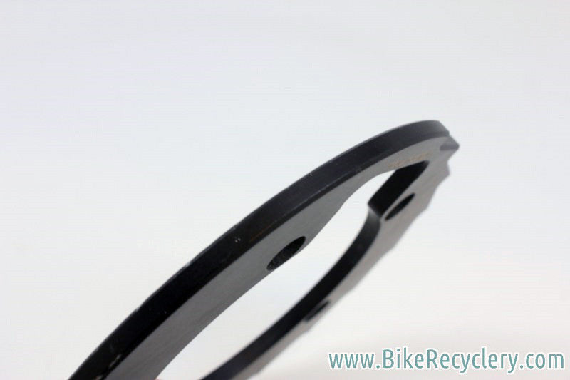 Kooka Crankcase Sawtooth Bash Guard: 36t, 110mm 5-Bolt, Black Anodized, 1990's