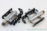 Sampson U.L. MTB Platform Pedals: 1990's, Titanium, Sealed Bearing, Traction Pins, 240g RARE