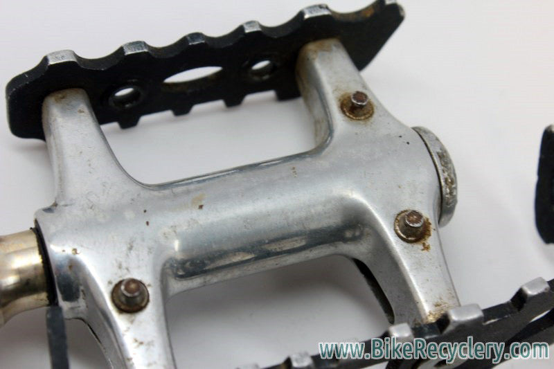 Sampson U.L. MTB Platform Pedals: 1990's, Titanium, Sealed Bearing, Traction Pins, 240g RARE