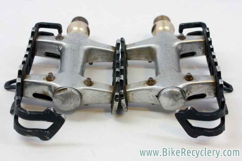 Sampson U.L. MTB Platform Pedals: 1990's, Titanium, Sealed Bearing, Traction Pins, 240g RARE
