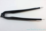 Deda Black Force 2 Carbon Fork: 1" Threadless, Black 700c