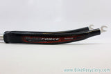 Deda Black Force 2 Carbon Fork: 1" Threadless, Black 700c