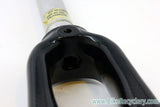 Deda Black Force 2 Carbon Fork: 1" Threadless, Black 700c