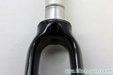 Deda Black Force 2 Carbon Fork: 1" Threadless, Black 700c