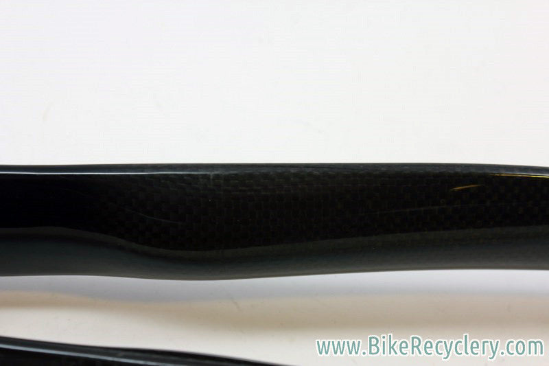 Deda Black Force 2 Carbon Fork: 1" Threadless, Black 700c