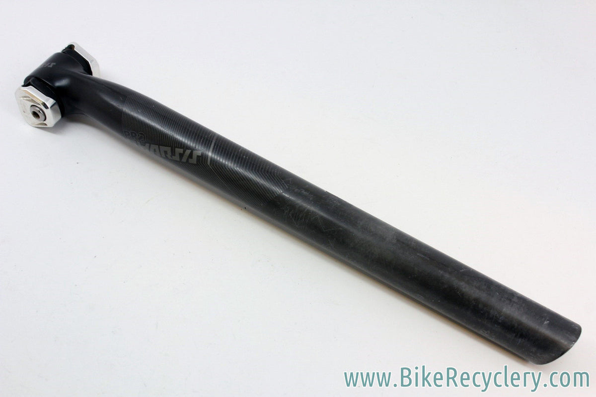 Pro Tharsis Carbon Seatpost: 31.6mm x 360mm, 197g, Black, 10mm Setback