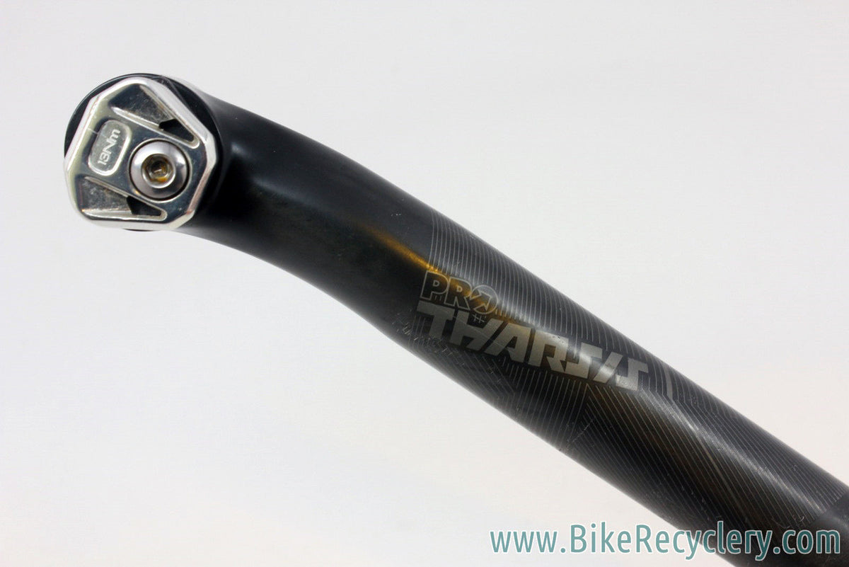 Pro Tharsis Carbon Seatpost: 31.6mm x 360mm, 197g, Black, 10mm Setback