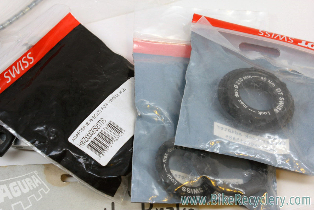 NEW Modern Road/MTN Bike Small Parts & Hardware Lot: DT Swiss 240 Freehub Body & Centerlock/6-Bolt Adapters, Freehub Body, Bolts, BB Parts, Pads, Axle Ends, Headset Parts, MORE