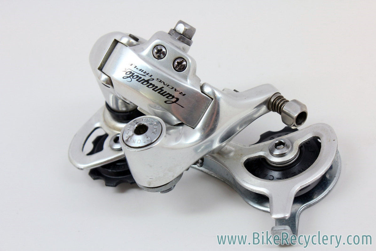 Vintage Campagnolo Racing T Rear Derailleur: 1st Gen 8-Speed Triple Long Cage, MINT (take off?)