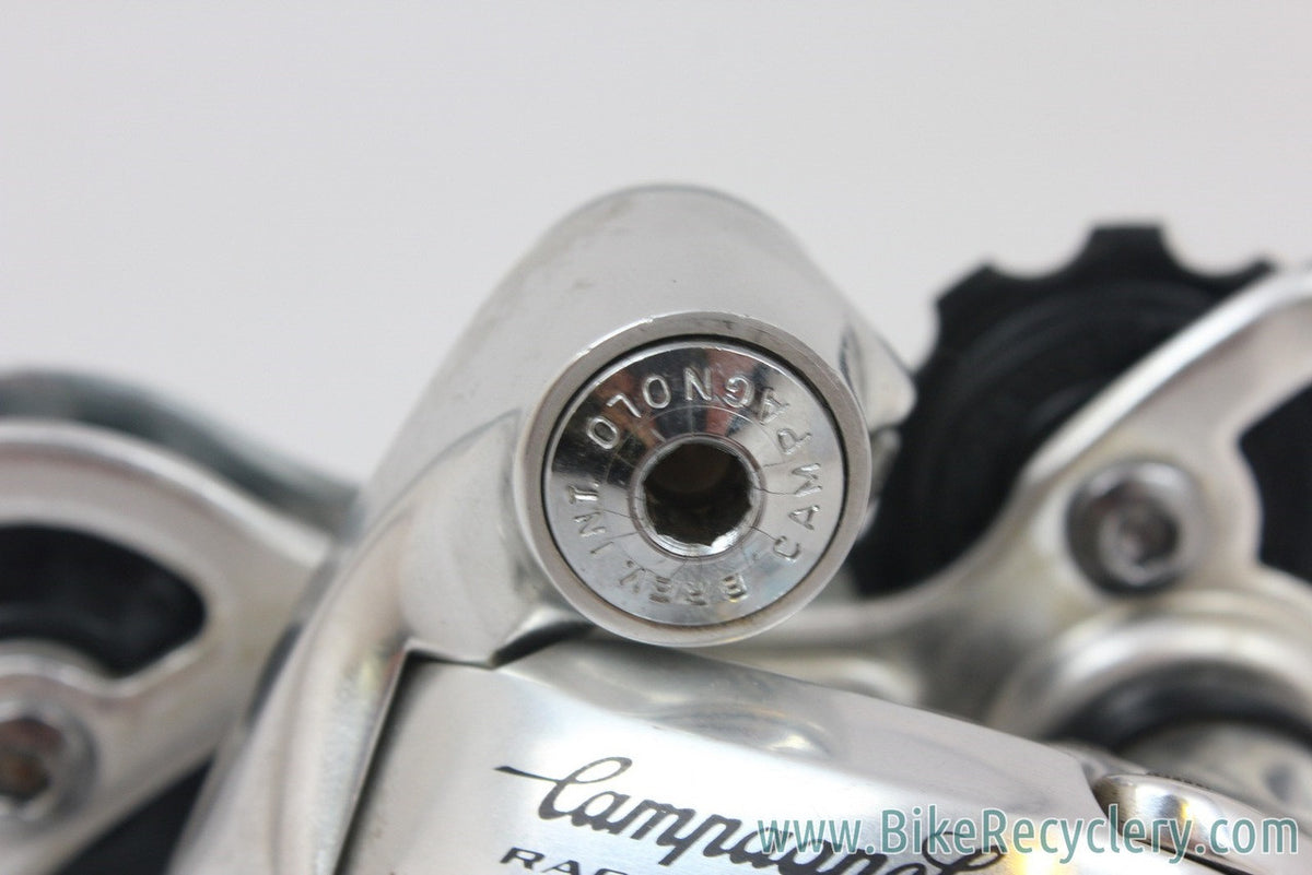 Vintage Campagnolo Racing T Rear Derailleur: 1st Gen 8-Speed Triple Long Cage, MINT (take off?)