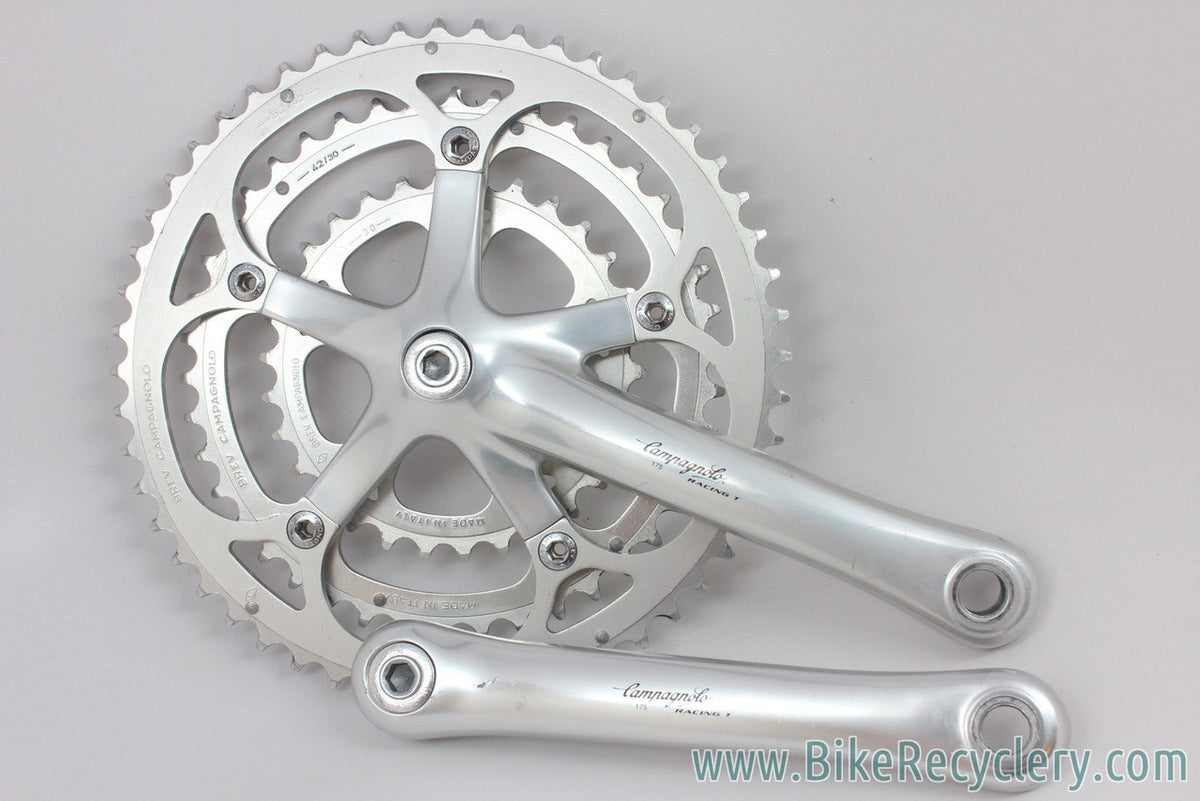 Campagnolo Racing T 8 Speed Triple Crankset: 175mm, 52/42/30t