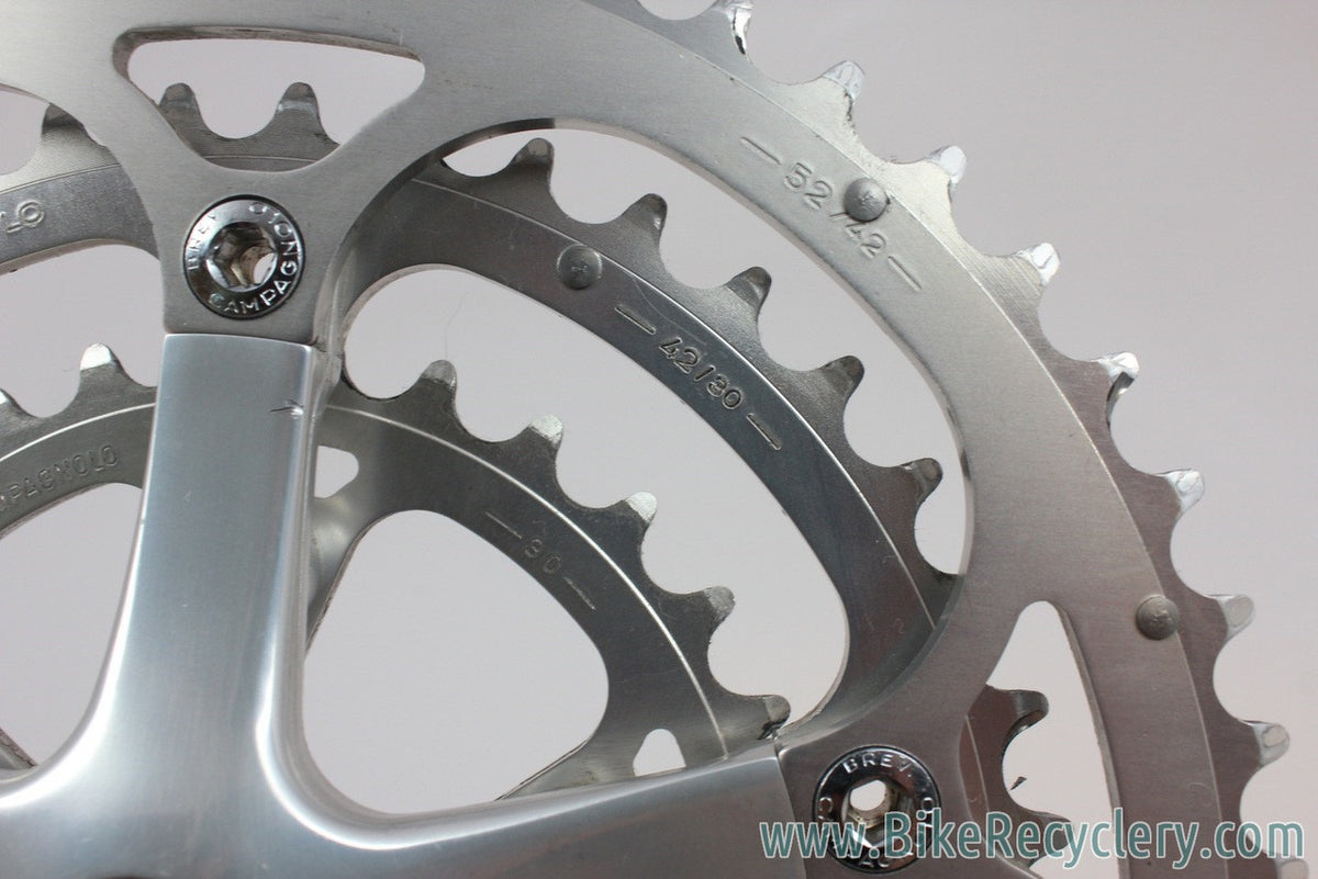 Campagnolo Racing T 8 Speed Triple Crankset: 175mm, 52/42/30t