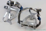 Campagnolo Victory Aero Pedals w/ Campy Toe Clips & Straps