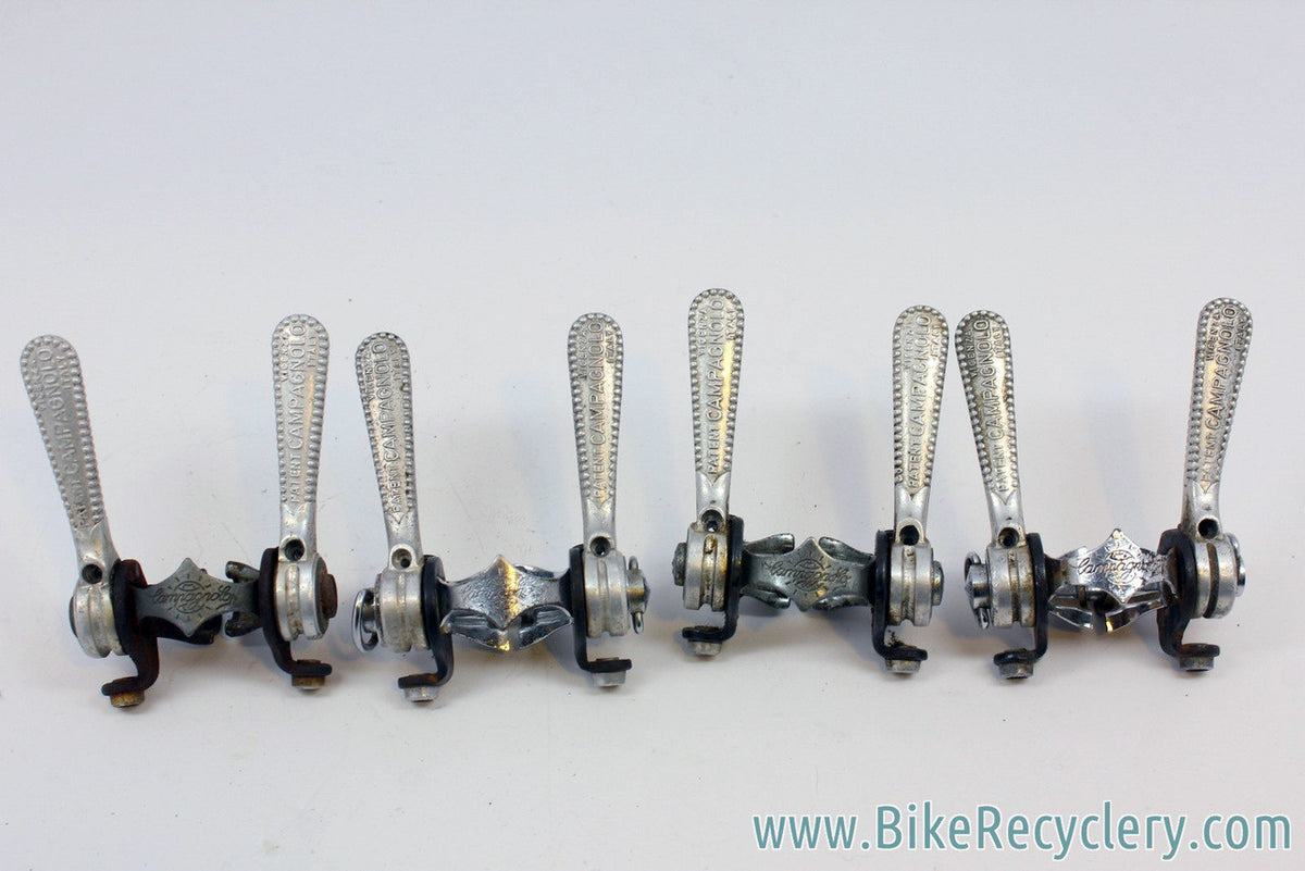 Campagnolo Clamp On Downtube Shifter LOT of 4: Cable Stops, 1960's/1970's/1980's