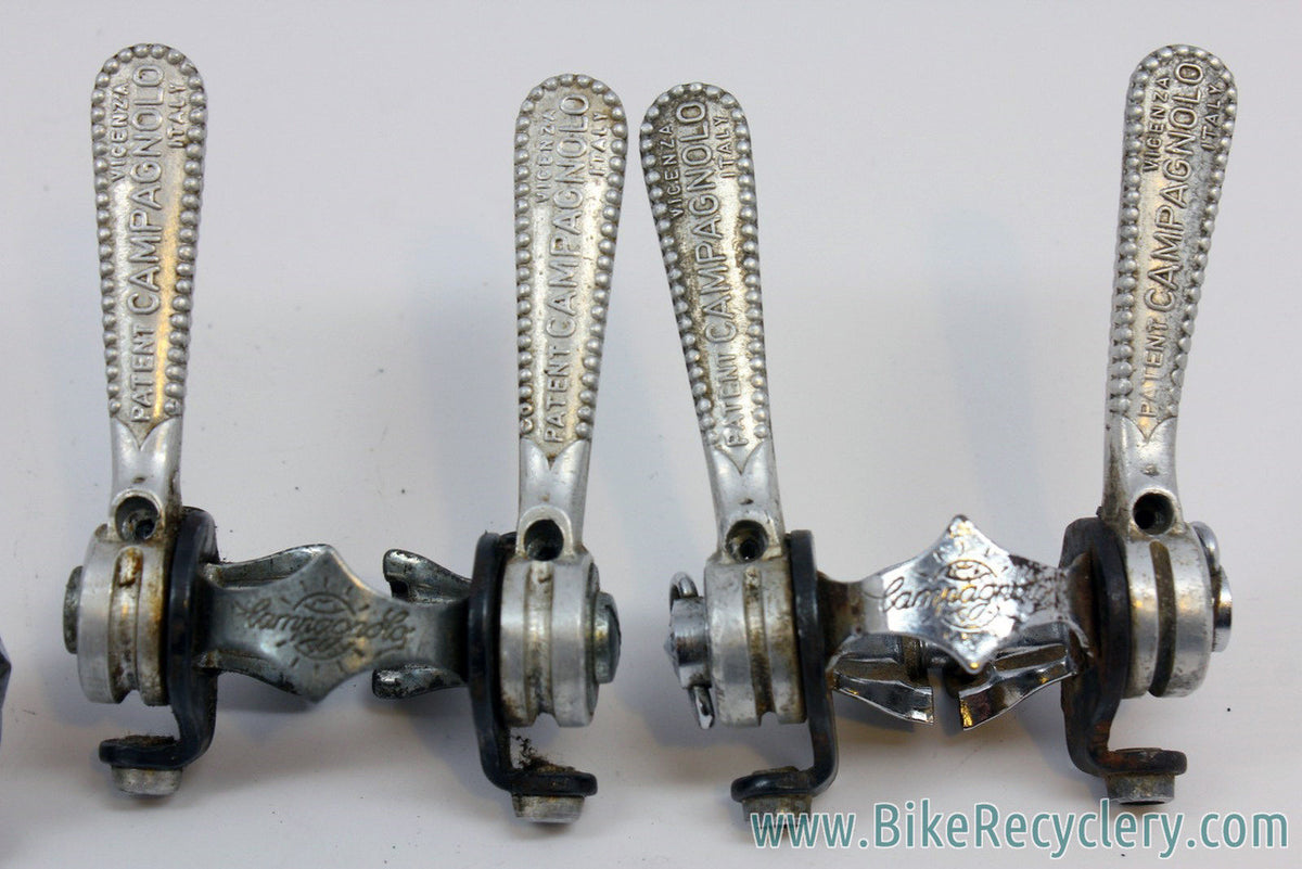 Campagnolo Clamp On Downtube Shifter LOT of 4: Cable Stops, 1960's/1970's/1980's
