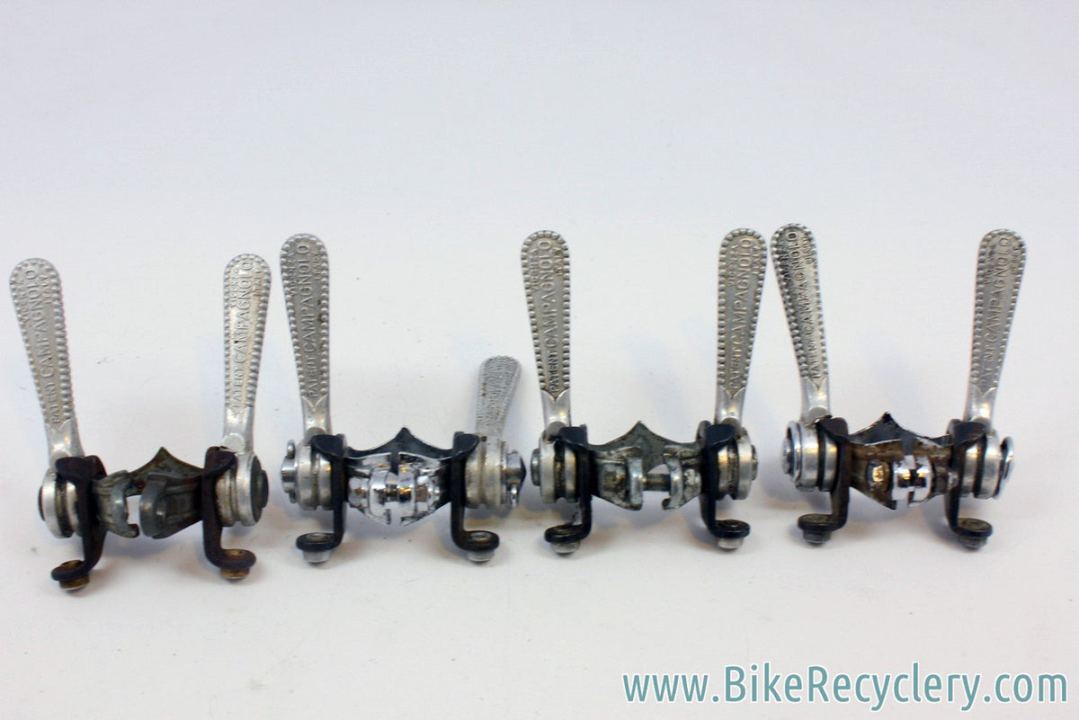 Campagnolo Clamp On Downtube Shifter LOT of 4: Cable Stops, 1960's/1970's/1980's
