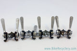 Campagnolo Clamp On Downtube Shifter LOT of 4: Cable Stops, 1960's/1970's/1980's