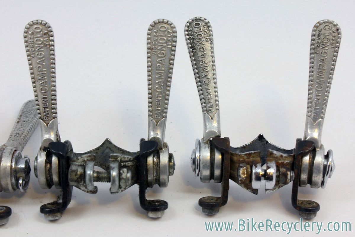 Campagnolo Clamp On Downtube Shifter LOT of 4: Cable Stops, 1960's/1970's/1980's