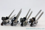 Campagnolo Clamp On Downtube Shifter LOT of 4: Cable Stops, 1960's/1970's/1980's